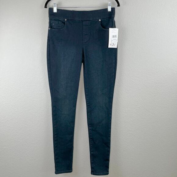 Gloria Vanderbilt Avery Pull-On Slim Fit Stretch Dark Denim Jegging Jeans 4 NWT - Picture 14 of 15
